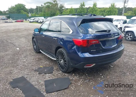 2014 Acura Mdx Technology Package z USA, uszkodzony, nr VIN 5FRYD4H44EB004677